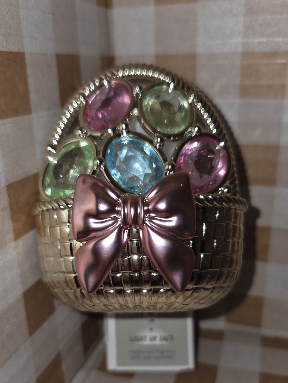 Bath & Body Works Easter Basket Wallflower Light Up Plug In Scent Control NWT